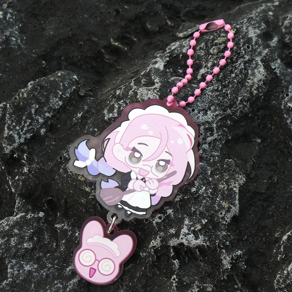 أنيمي الغريبة المرحلة سلسلة للسراويل المفاتيح الكرتون MIZI & SUA قلادة الاكريليك مفتاح سلسلة حقيبة الظهر المفاتيح هدية عيد ميلاد