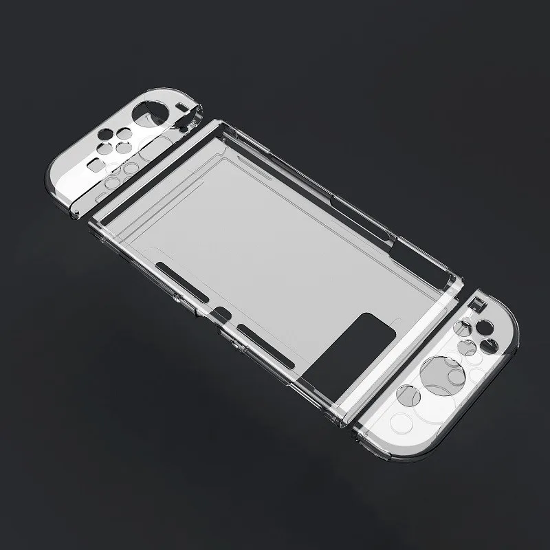 For Nintendo Switch TPU Soft Transparent Shell Protective Case Cover Frame Protector Dockable Compatible Game Console Accessorie