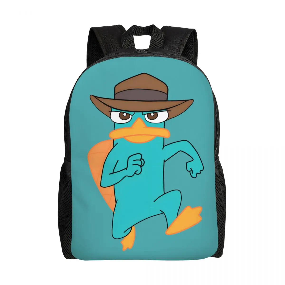 

Рюкзак для ноутбука C Cartoon Agent P для женщин и мужчин, базовая сумка для книг для школьников, студентов, Perry The Platypus Bag