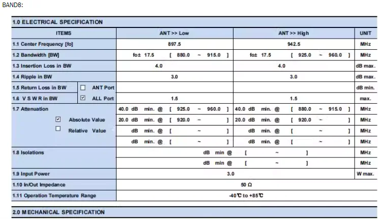 LTE OAI srte Duplexer, BAND1, BAND3, BAND5, BAND7, BAND8, يدعم USRP, 1