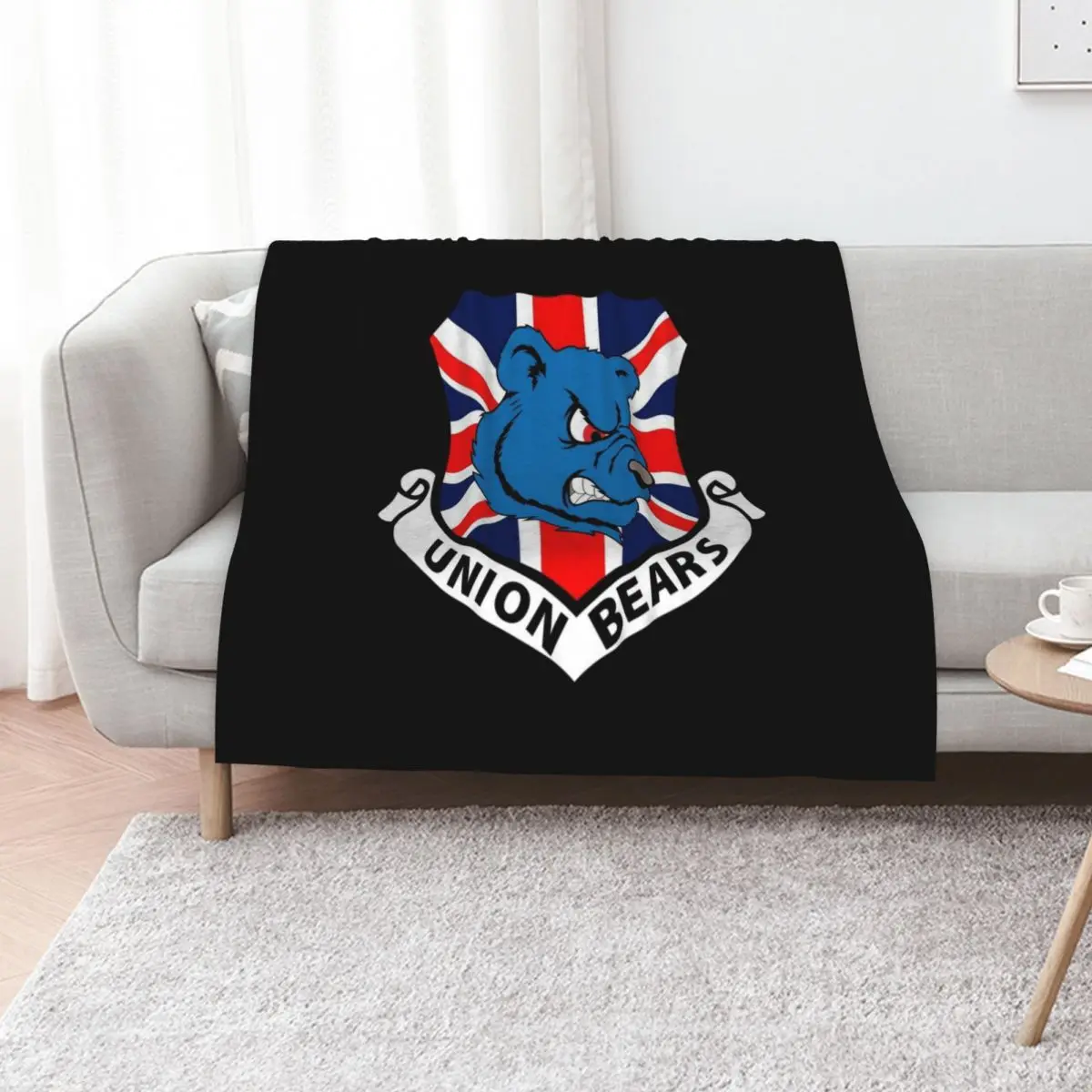 

Union Bears - Ranger Ultras Throw Blanket Soft Sofas Heavy Thins Blankets