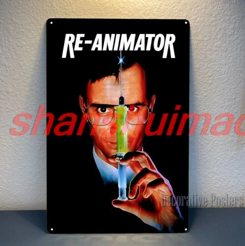 Re-Animator Movie Metal Poster - Collectable Tin Sign - Size:20x30cm sign