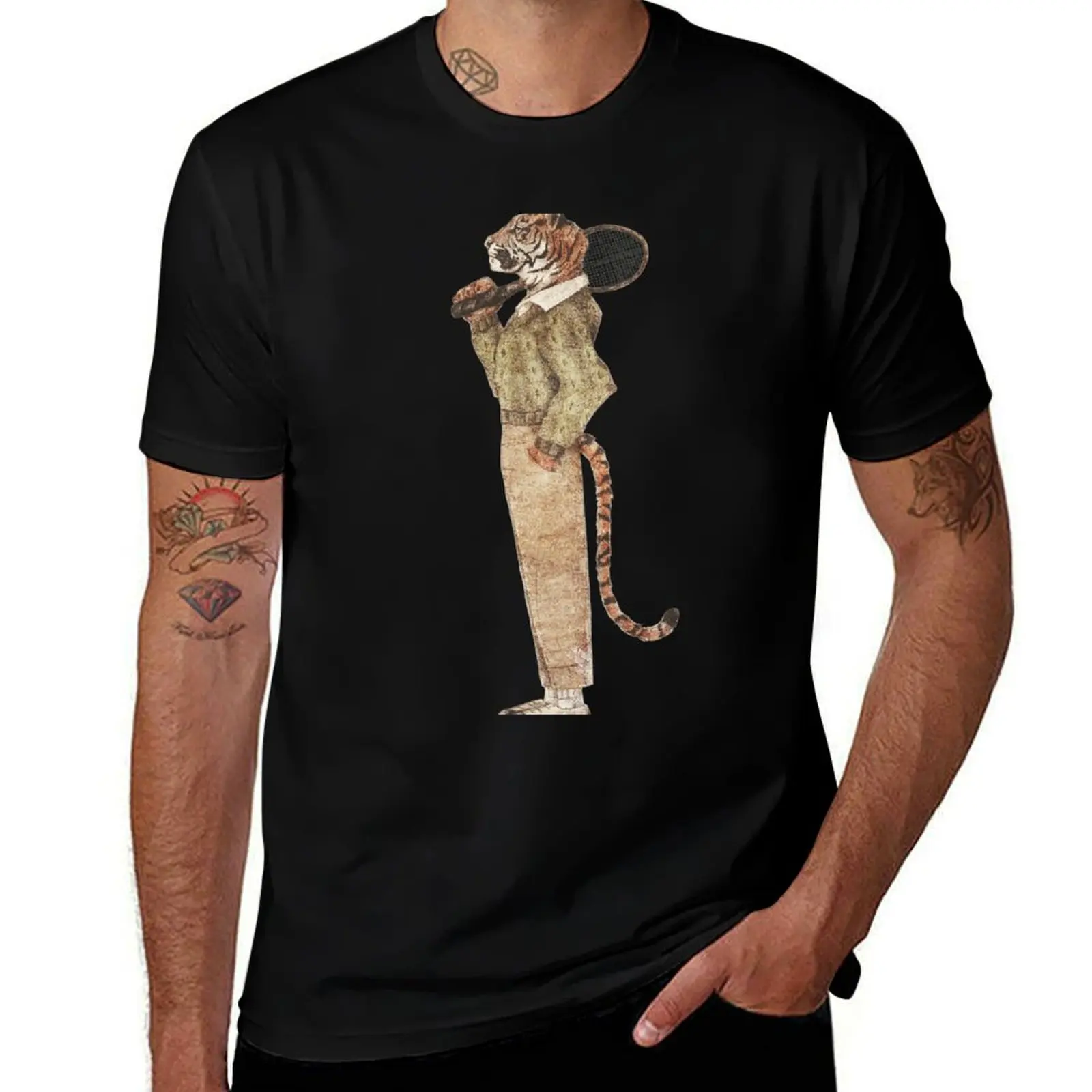 

Tiger Tennis Cllub T-Shirt mens graphic t shirts t shirts for man graphic tees