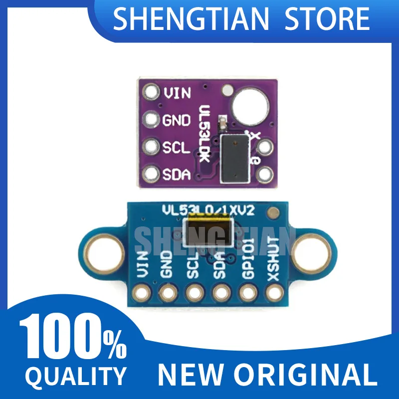 GY-530 VL53L0X Time-of-Flight (ToF) Laser Ranging Sensor Breakout 940nm VL53L0X-V2 Laser Distance Module I2C IIC For Arduino