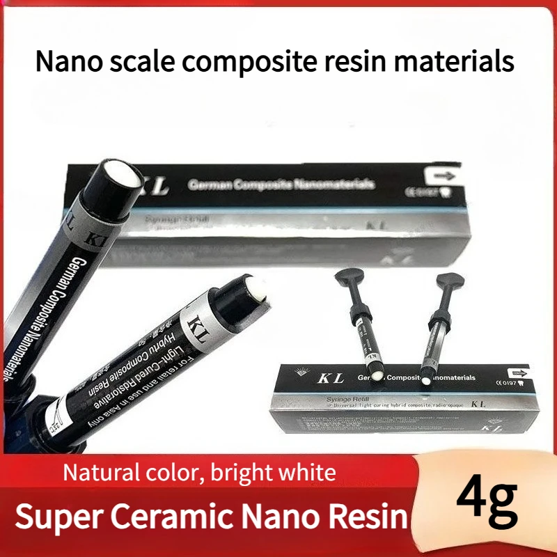 Dental Beauty Resin Material KL Super Porcelain Resin 9D Ice Porcelain Tooth Carving Enamel Veneer Light Cured Whitening Resin