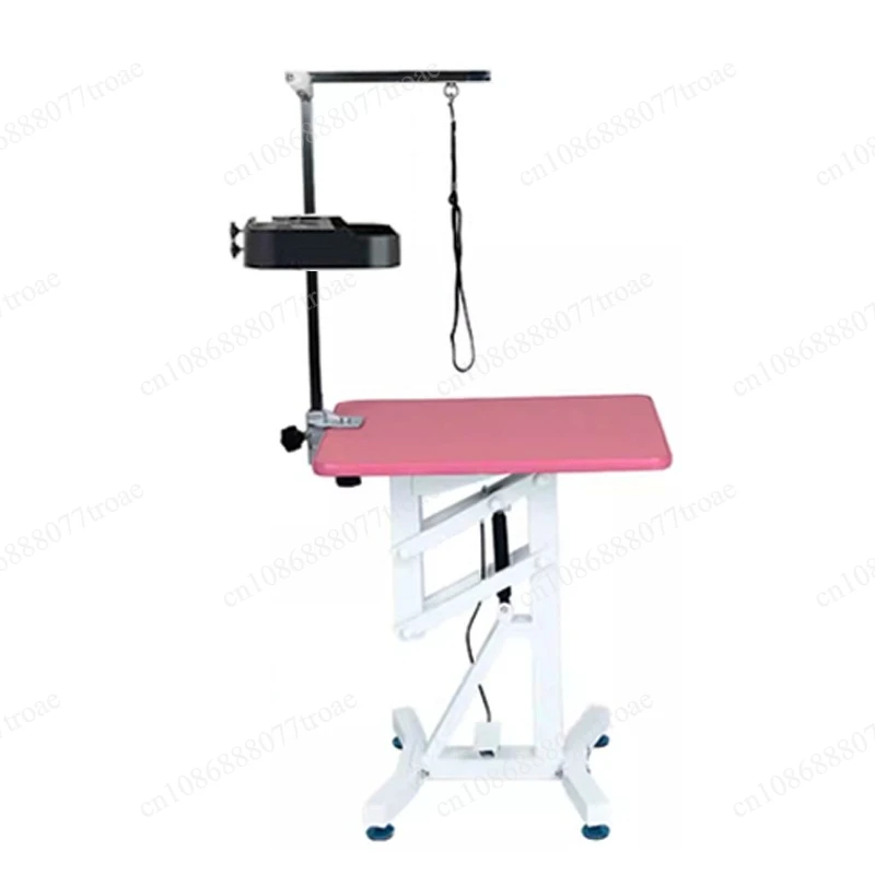Pet store grooming table, lifting pneumatic rotary table, blowing and shearing table
