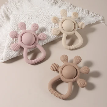 Silicone Bunny Palm Teether Rattle 3