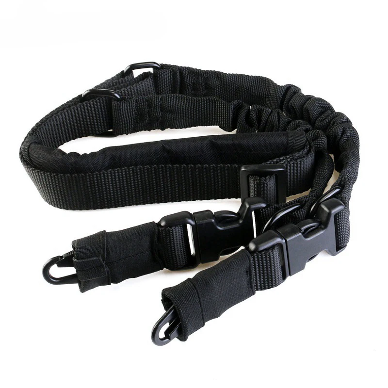 Outdoor Tactical Gun Rope Double Point Oblique Cross Tactical Strap Two Point Gun Rope Multi functional Nylon Gun Rope