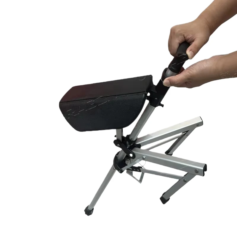 医療用アルミニウム合金製松葉杖椅子、折りたたみ式歩行杖、シート付き杖