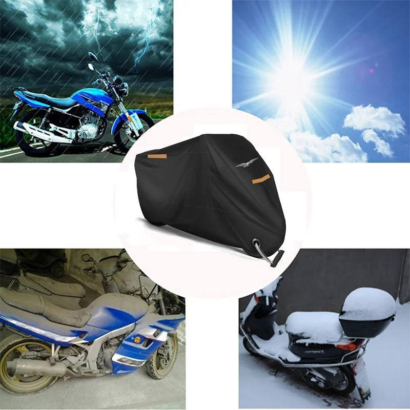 For Moto Guzzi Breva 850 1100 1200 GRISO BREVA 1100 NORGE 1200 GT8V BREVA 750 V7 Motorcycle Cover Outdoor Waterproof Protector