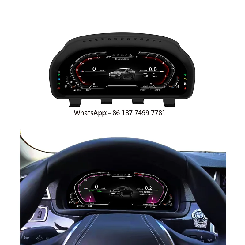 

Linux 12.5" Car Digital Cluster Instrument LCD Speedmeters Dashboard for . 5 Series F10 F11 F12 F18 F07 F13 F01 F02 F03 F04