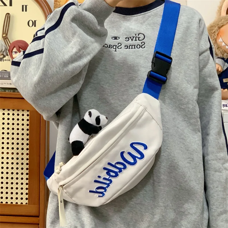 

Модная унисекс уличная поясная сумка большой емкости портативная сумка через плечо с буквенным дизайном для женщин дизайнерская роскошная стильная сумка