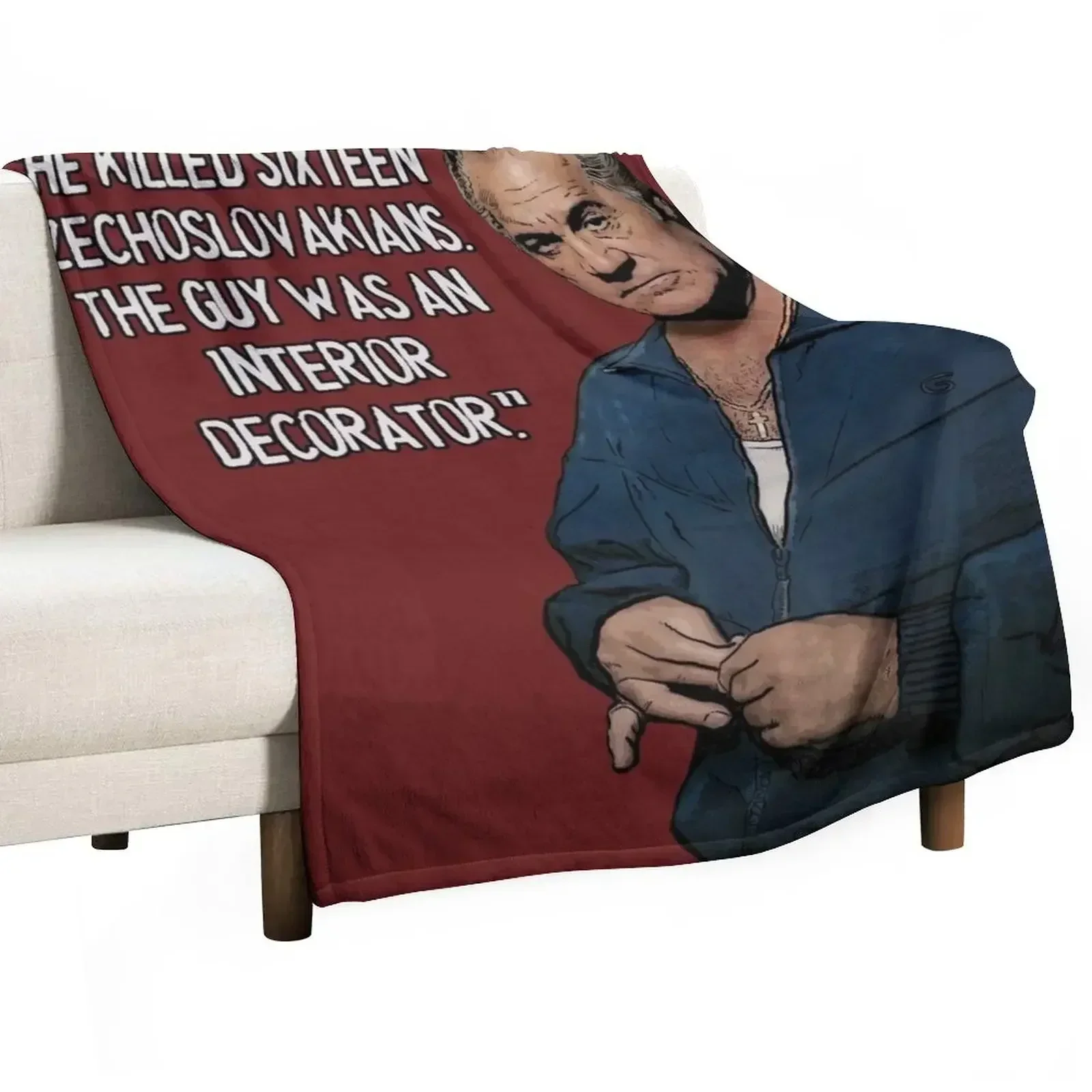 Sopranos - Paulie Walnuts Throw Blanket Furrys Nap Hairy Flannel Fabric For Sofa Thin Summer Blankets