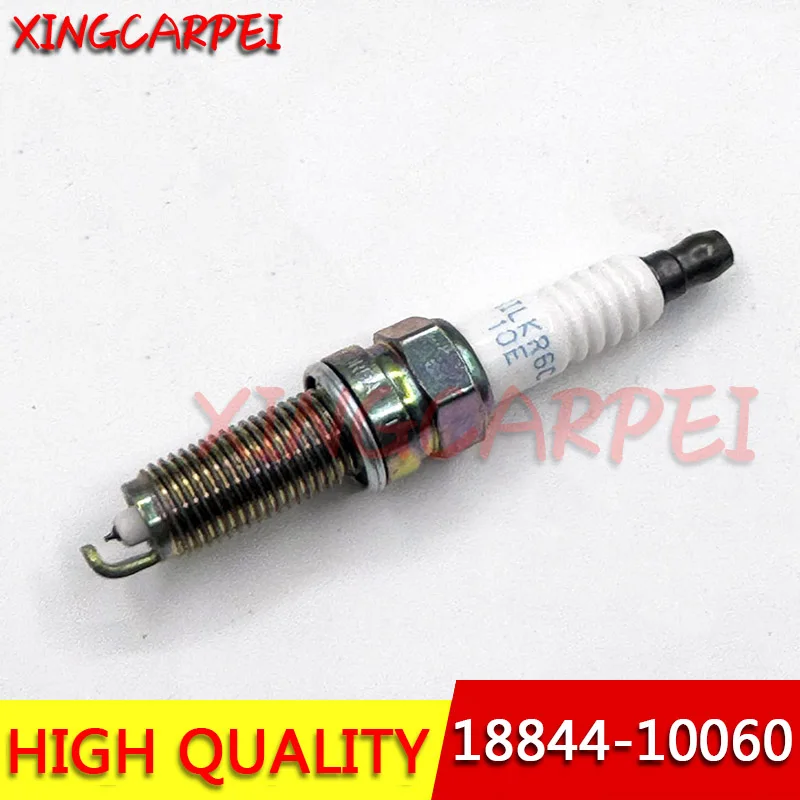 4Pcs 18844-10060 SILKR6C10E Iridium Spark Plug For Hyundai Kia Morning Picanto Stonic 2017~2022 1884410060 Ignition Auto Part