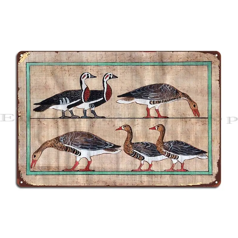 Geese Of Atet Metal Sign Designing Wall Decor Mural Design Pub Tin Sign Poster