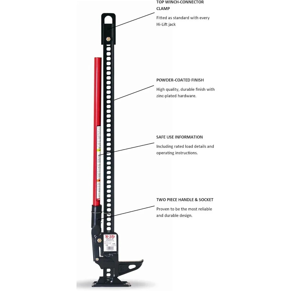 High-Lift 48-Inch Cast Iron and Steel Jack Model HL-484