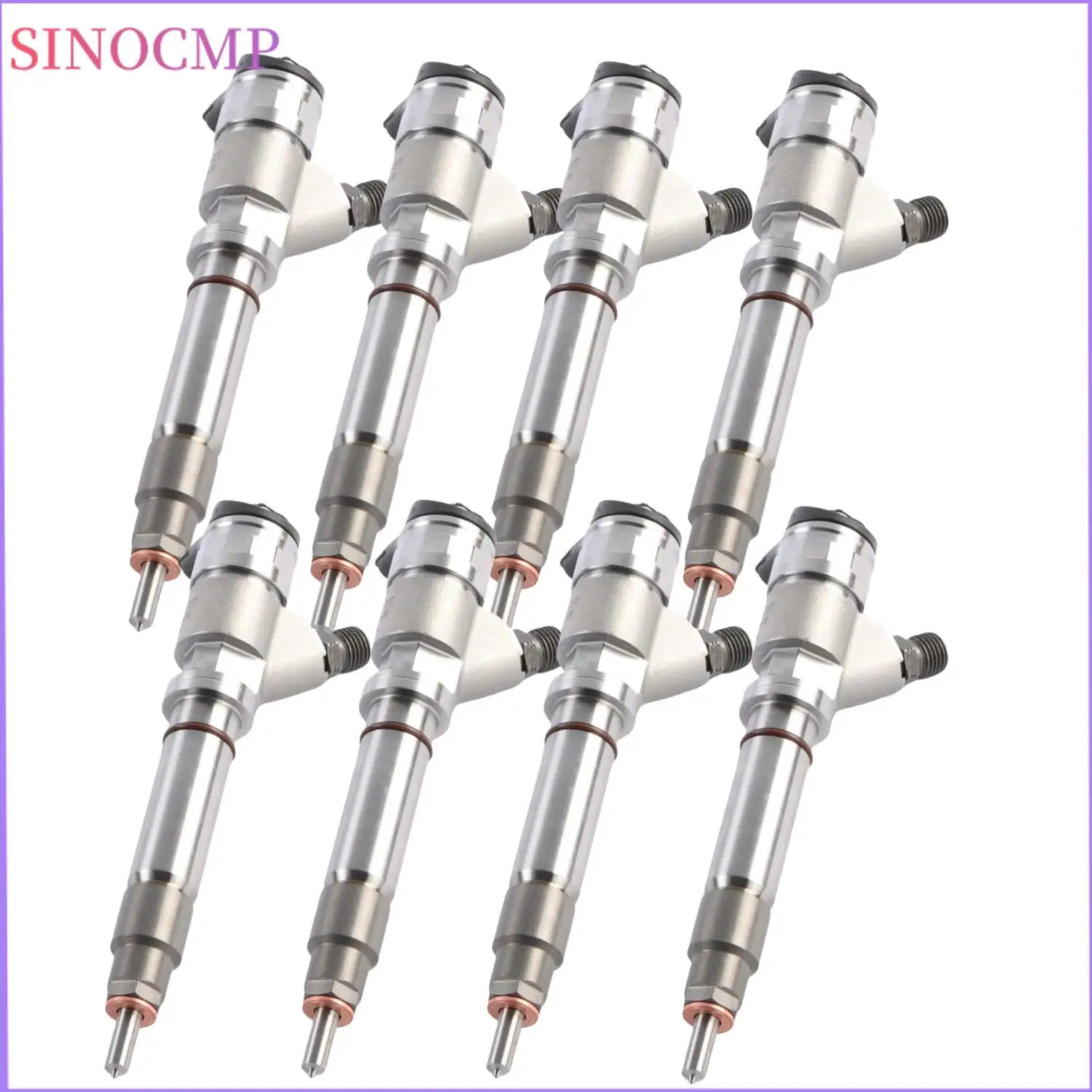 

8PCS Fuel Injector 0445120042 0445120082 19208742 97361355 For Chevy Express Silverado GMC Duramax Hummer 6.6L 06-07 Hummer T1