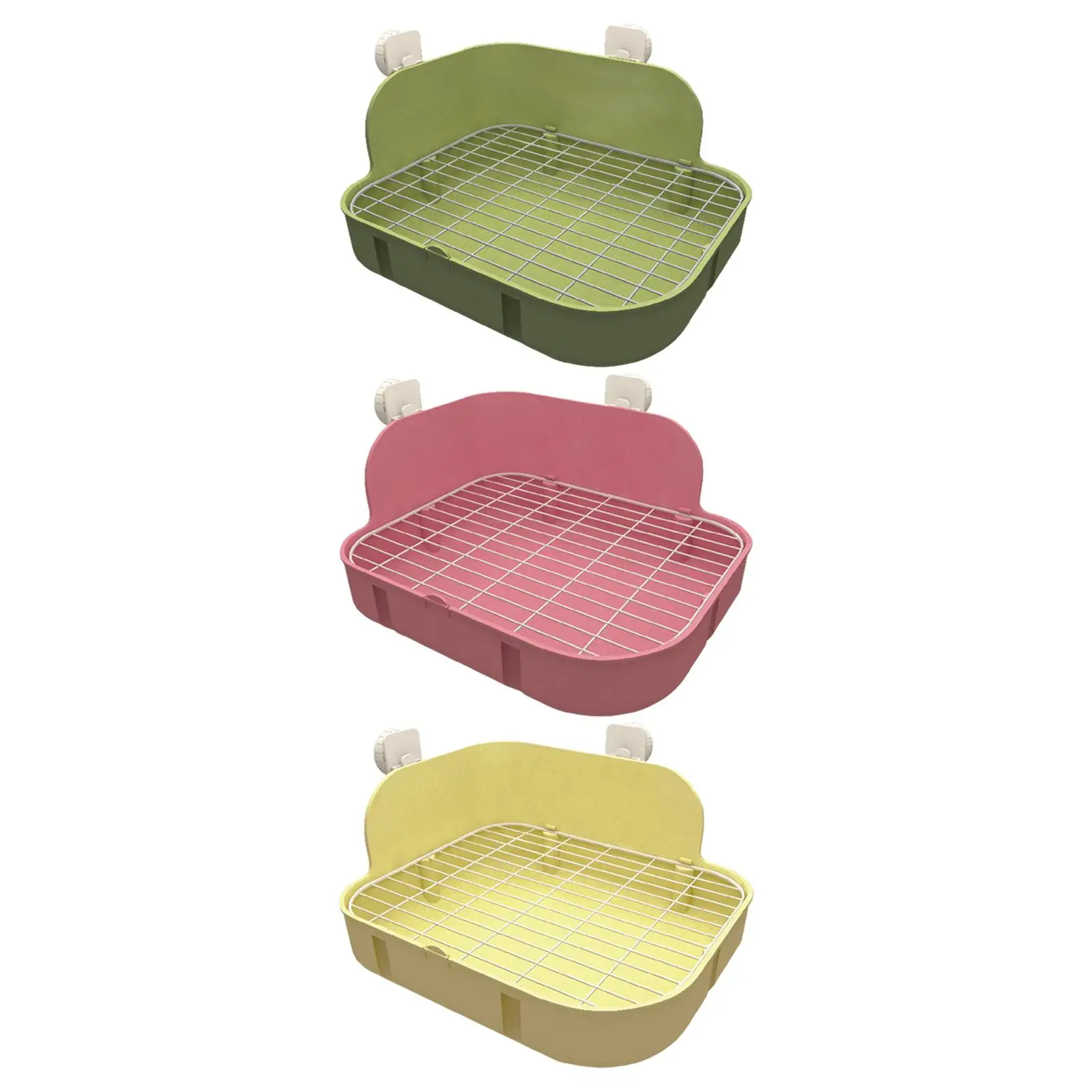 Toilet, Plastic Cage Box Potty Trainer Corner Pet Toilet Litter Bedding Box for Small Animals Guinea Pigs Chinchilla Ferret