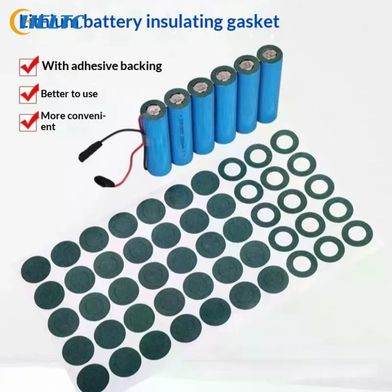 2PCS Single-sided  Self Adhesive Insulation Gasket For 18650 Li Ion Battery 1STo5S Insulate Glue Patch Paper Cell Electrode Pads
