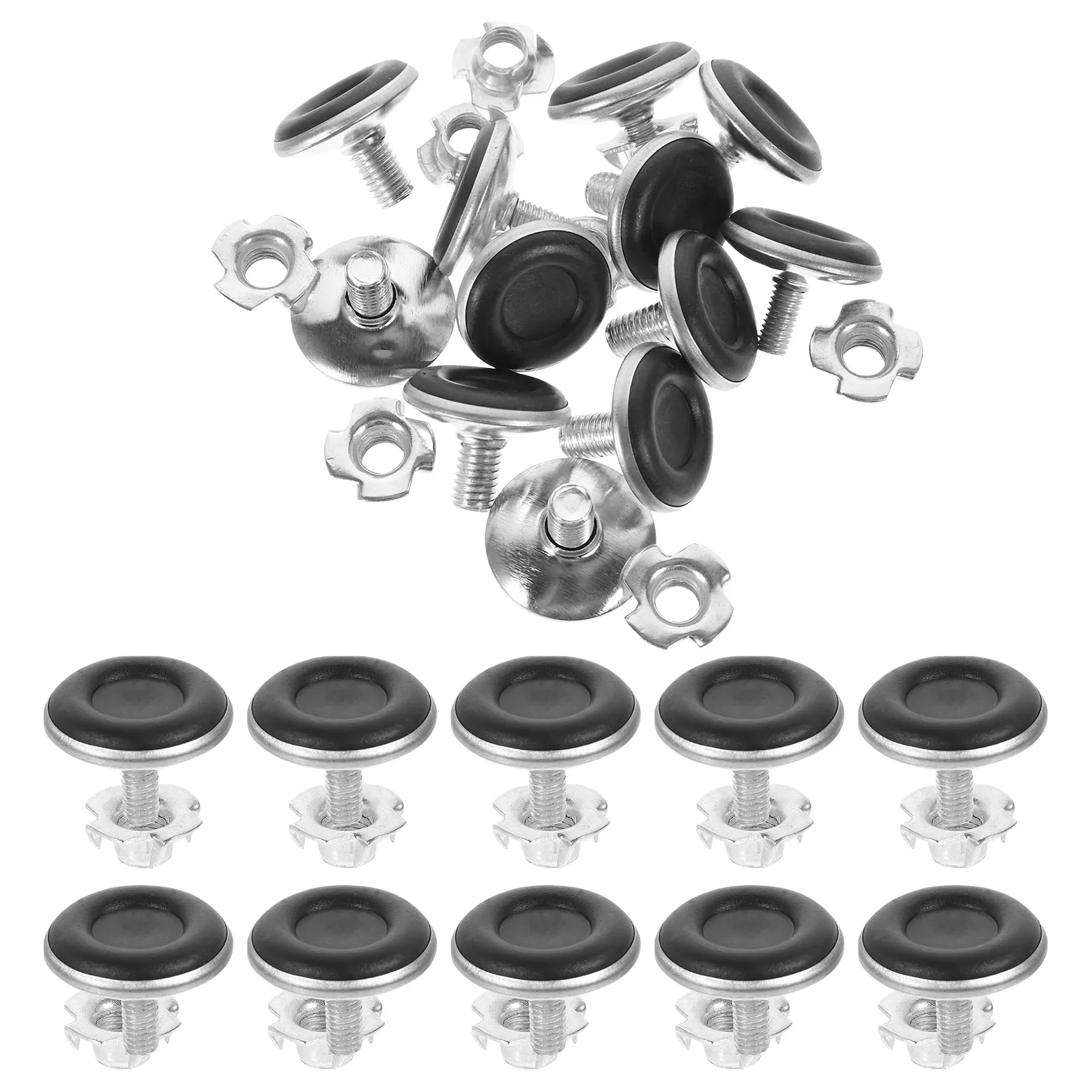 

40 pcs Adjustable Furniture Swivel Floor Protector Table Chair Leg Stabilizers Anti-Wobble Iron Base Kitchen Workshop Home