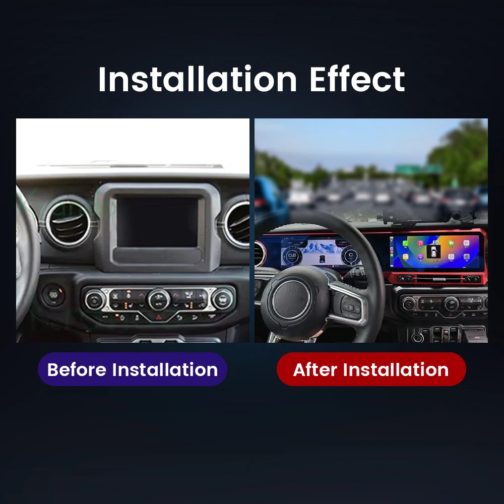 

Автомобильная цифровая приборная панель с ЖК-дисплеем для JEEP Wrangler 2018-2022, виртуальная приборная панель, спидометр, двойной экран, Android автомобильный радиоприемник