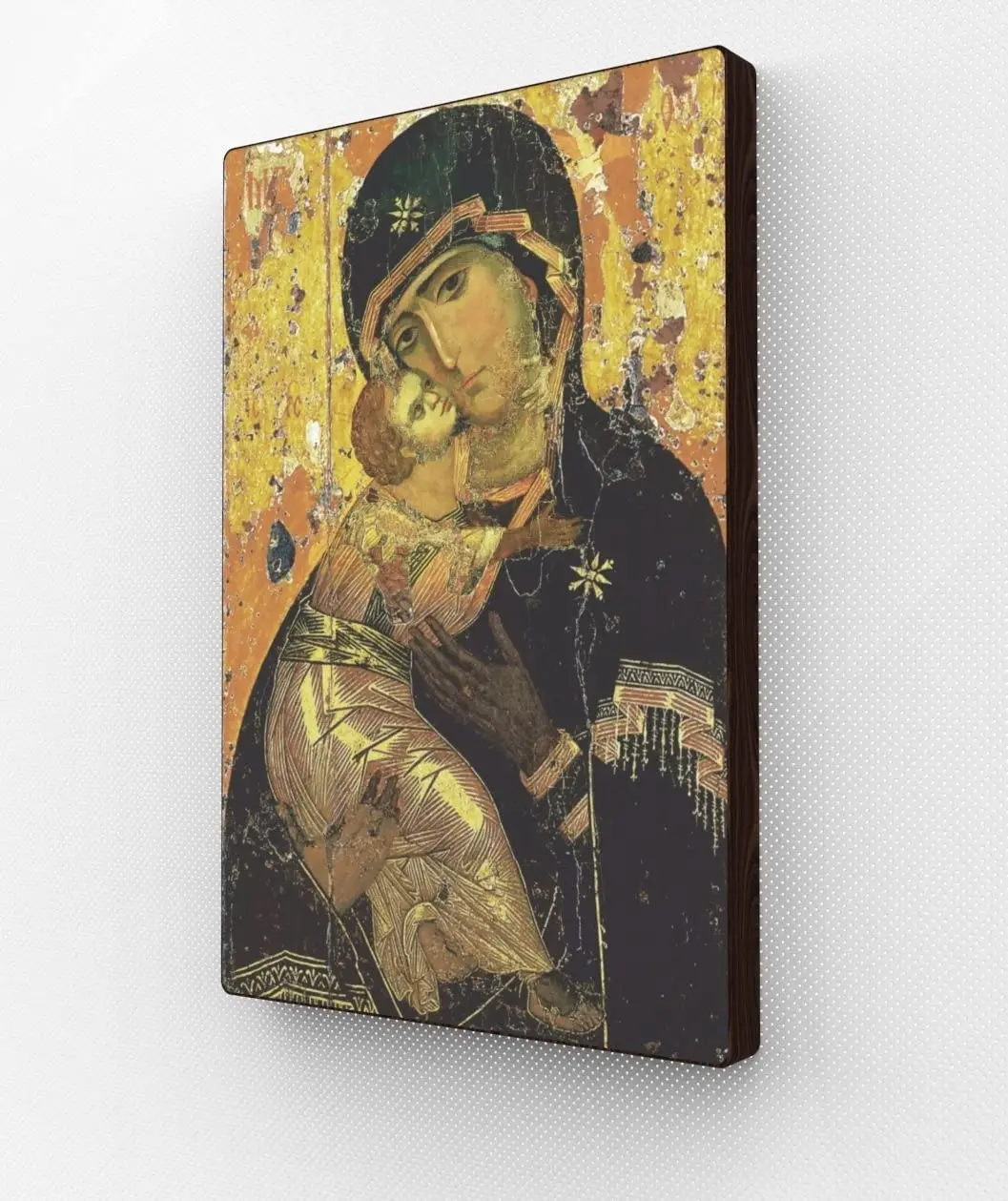 Russian Religious Orthodox Icon Theotokos Of Vladimir Canvas By Ho Me Lili Wall Art Print Artwork For Living Room Office Decor