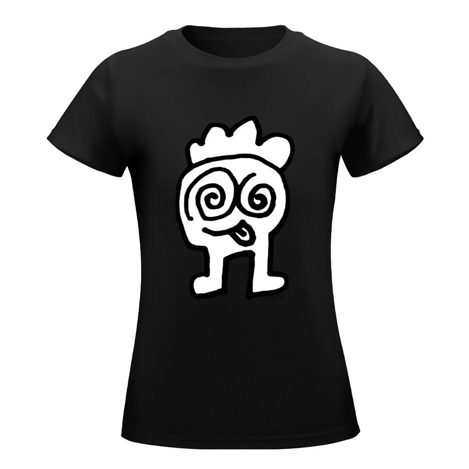 Loopy Eyes T-Shirt korean fashion shirts graphic tees Women clothing