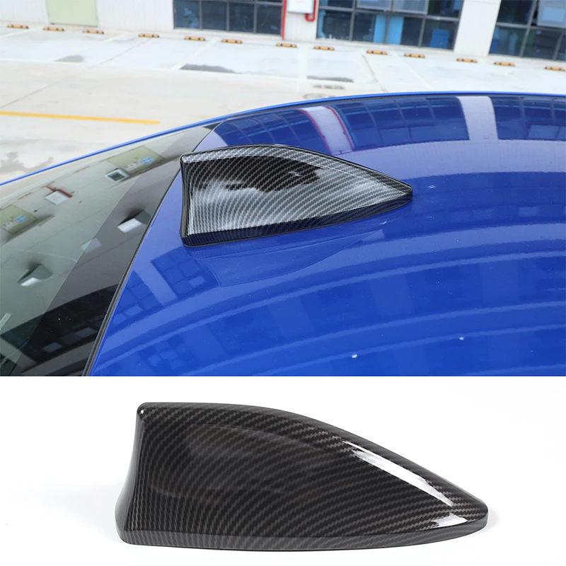 

For 2021-2023 Subaru WRX ABS Carbon Fiber Car Shark Fin Antenna Cover Sticker Car Exterior Protection Accessories