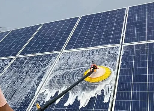 Solar Panel Cleaning Robots Solar Panel Cleaning Tools Solar Panel Brush Supplier