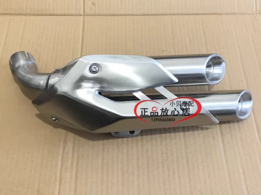 Silenciador de motocicleta de 125cc, tubo de escape trasero, junta de moto para Tornado Naked keeway benelli BJ125-3 tnt 125 135 TNT125