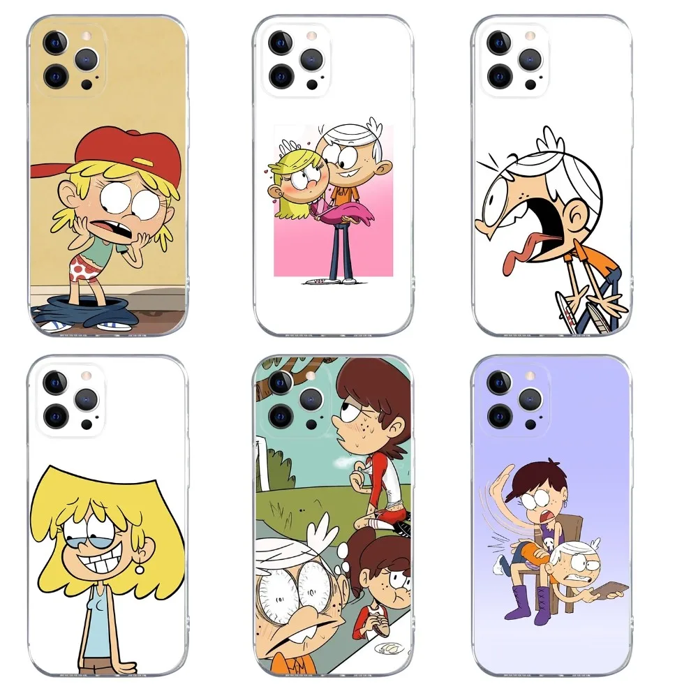 La custodia per telefono L-Louds H-House per iPhone 15 14 13 12 11 Pro Max Xs Xr X 7 8 Plus 12 13 Mini Cover trasparente in Silicone