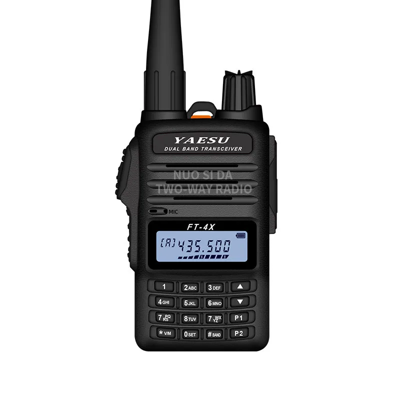 Yaesu FT-4XR Kids Walkie-talkie Compact Dual-band Waterproof IPX7 10KM Range Handheld For Self-driving Outdoor Use