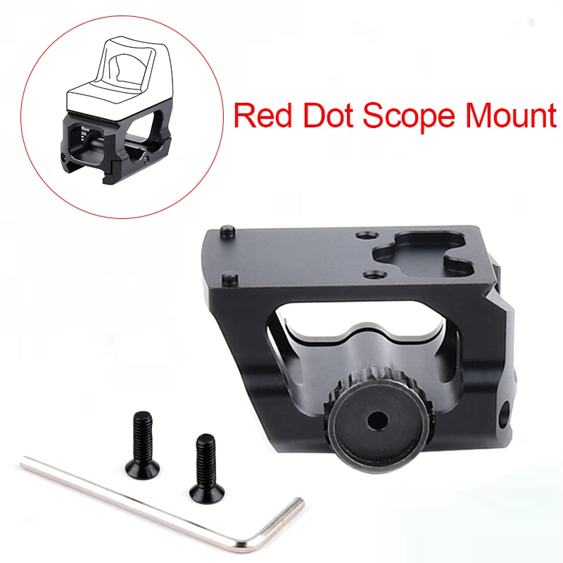 Tactical Metal Mini Red Dot Sight Base Day Scope Mount Outdoor Hunting Optical Sight Gunsight Fixed Bracket Fit 20mm Rail