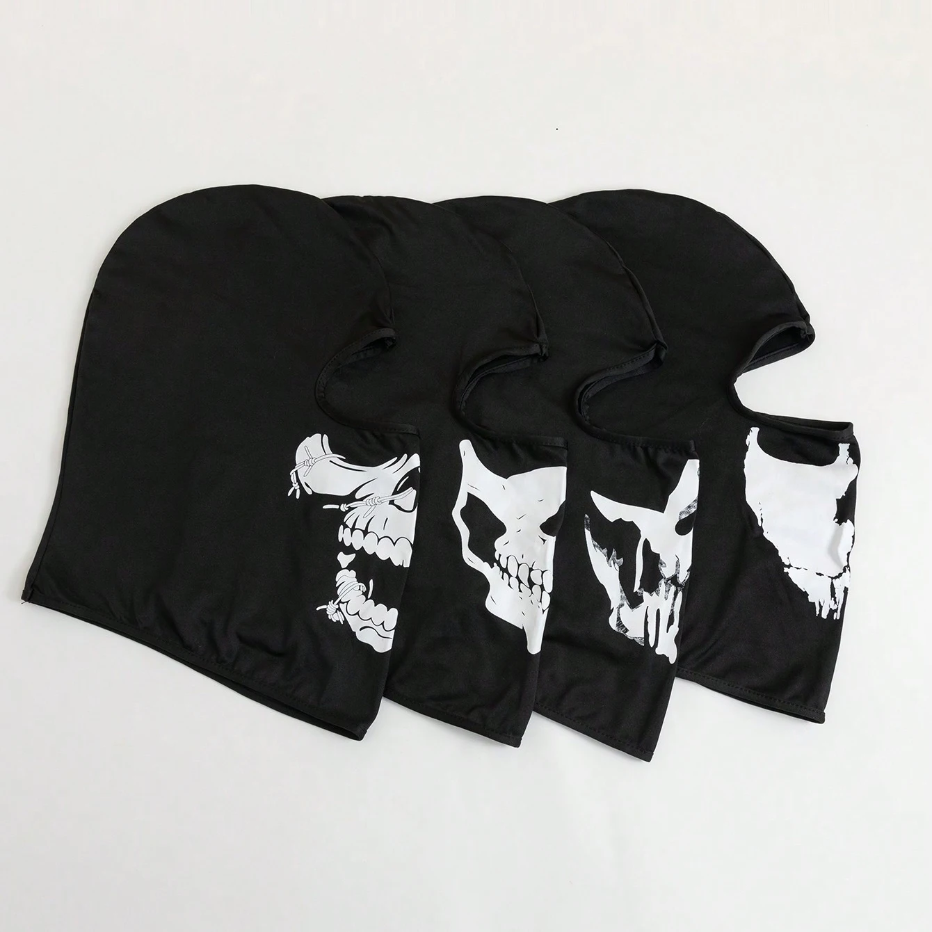 

Капюшон со скелетом в стиле аниме, быстросохнущая шапка, спортивная шапка на открытом воздухе, мотоциклетная шапка, женская многофункциональная маска, мужская