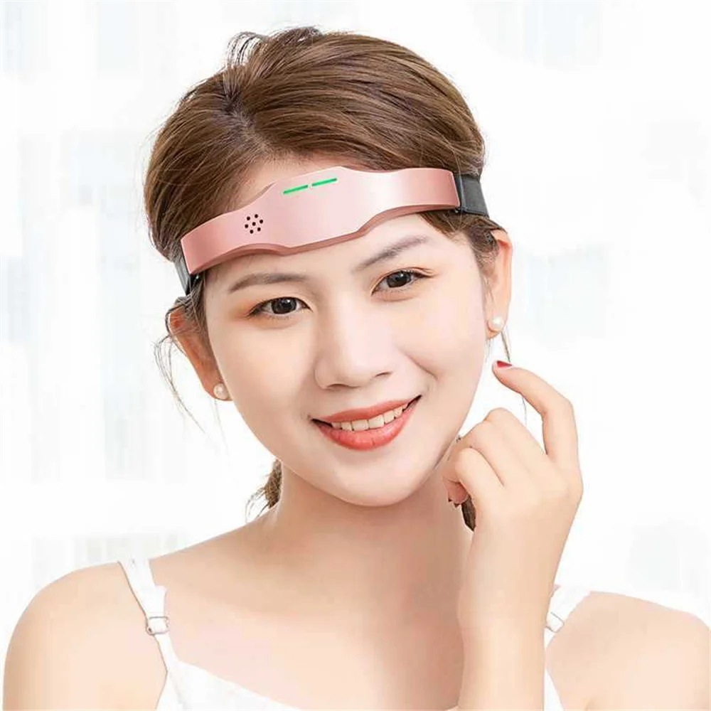 Smart Sleep Instrument Head Massager Micro Wireless Current Rechargeable Pulse Massage Sleep Aid