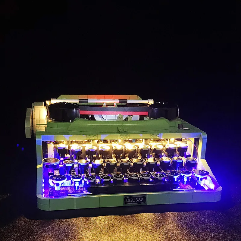 LED Kit For Lego 21327 Typewriter Building Blocks Accessories Toy Lamp(Only Lighting ,Without Blocks Model)