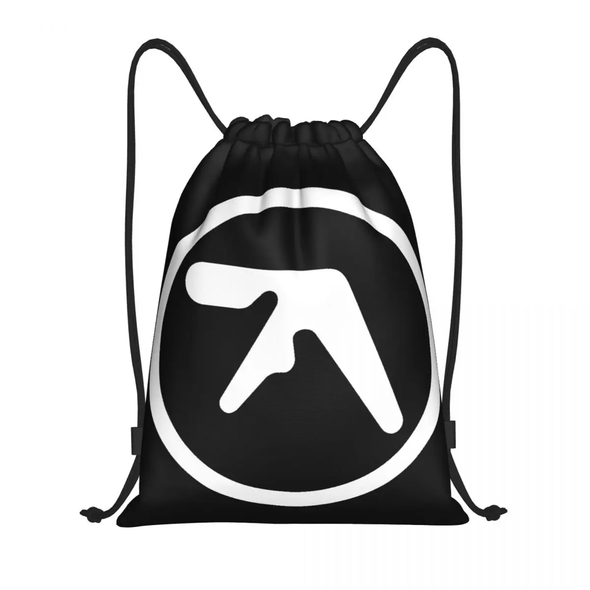 Custom Aphex Twin Drawstring Backpack Sports Gym Bag for Men Women Electronic Music Artist Producer Training Sackpack