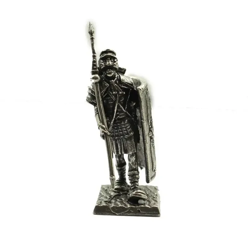 Desktop Metal Copper Ornaments Figure Roman Legion Shield Soldier Model Archer Medieval Military Toys - Image 6