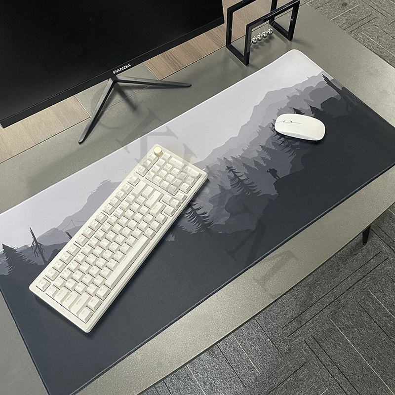 Mouse Pad Landscape Large Gamer Mousepad Keyboard Mat XXXL Mouse Mats 31.4x11.8in Rubber Desk Pad Design Desk Rug