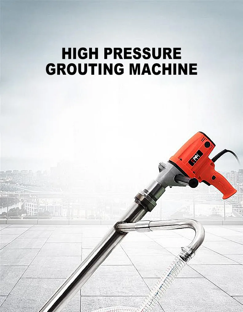 مسدس تعبئة الأسمنت معدات الحشو الكهربائية آلة تعبئة وتسرب مقاومة للماء آلة تثبيت الخرسانة #6