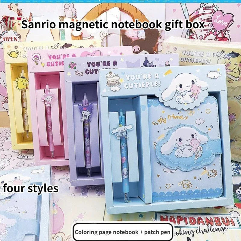 Sanrio's New Hand Ledger Set with High Appearance and Cute Student Limited Stationery Writing Book Neutral Note Pad Gift Cartoon