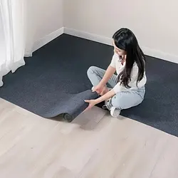 Self adhesive roll carpet stickers are easy to cut slip resistant and wear-resistant suitable for bedrooms and offices