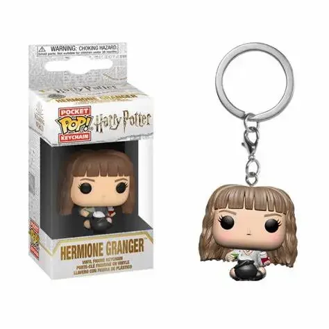 Funko Pocket Keychain Toy Hermione Granger Dobby Dumbledore Malfoy Ginny Ron Hedwig Snape Voldemort Luna Pocket Pop Key Ring Toy