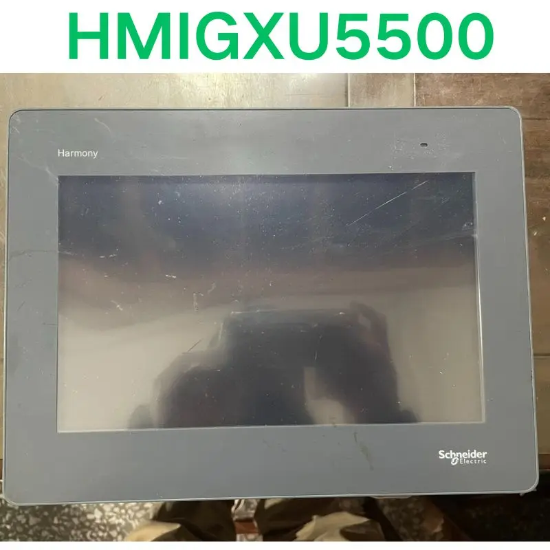 

Second-hand test OK Schneider touch screen 10 inch, HMIGXU5500