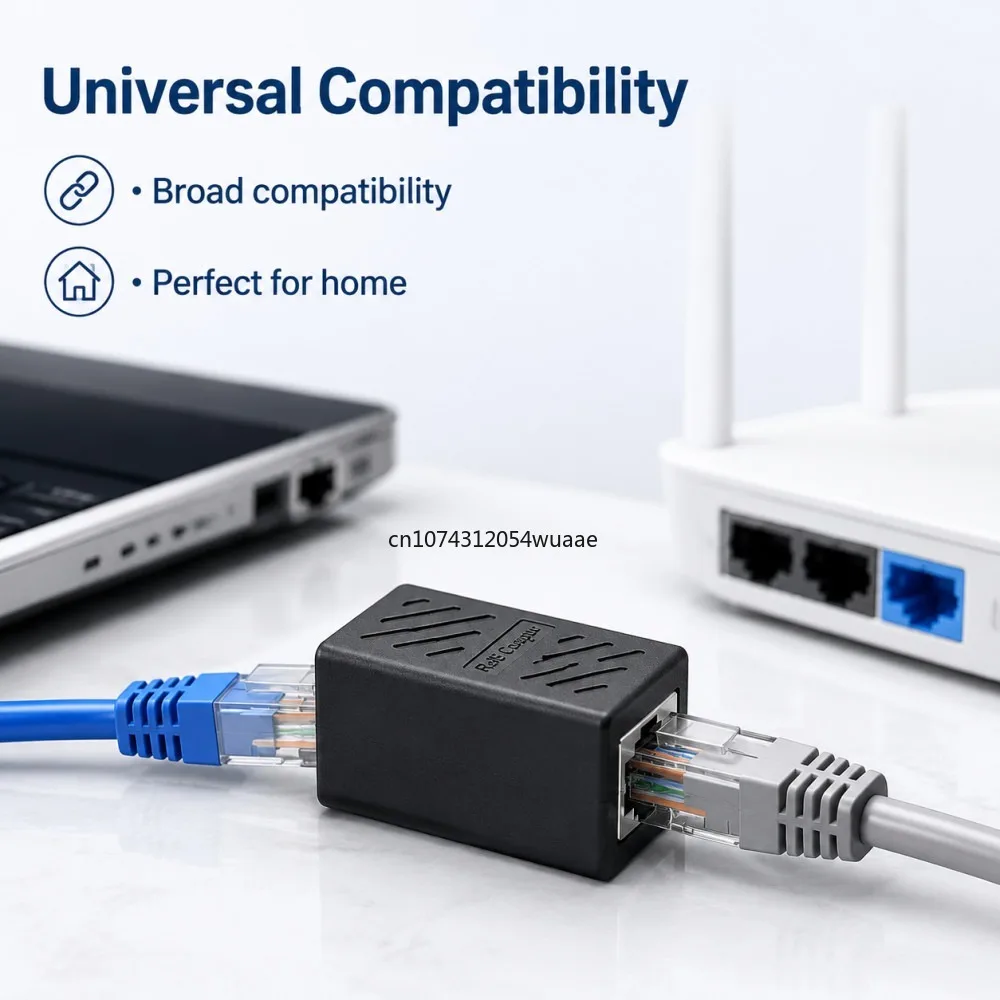 1/2/5/10/20pc RJ45 Coupler Ethernet Cable Coupler LAN Connector Cat7 Cat6 Cat5e Ethernet Cable Extender Adapter Female to Female