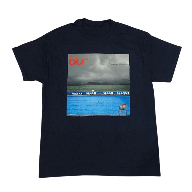 Blur Band Britische Rock-Punk-Musik Lässiges T-Shirt für Herren und Damen Luxus-Bandmarke Top 2026 Bandlogo – Detail 5