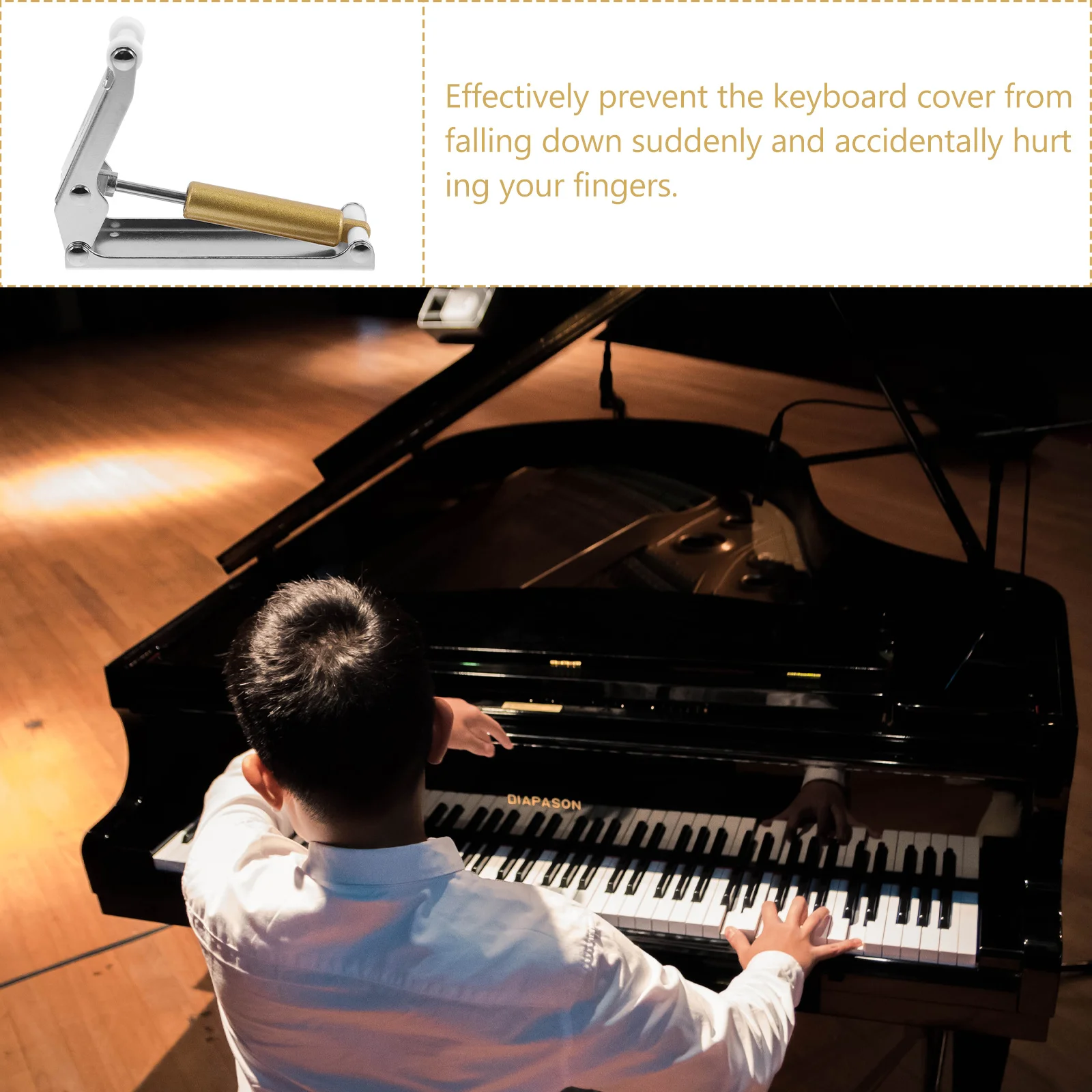 

Piano Descender Tool Finger Slow Fall Devices Retarder Cover Buffer Simple Decelerator Closing Mute