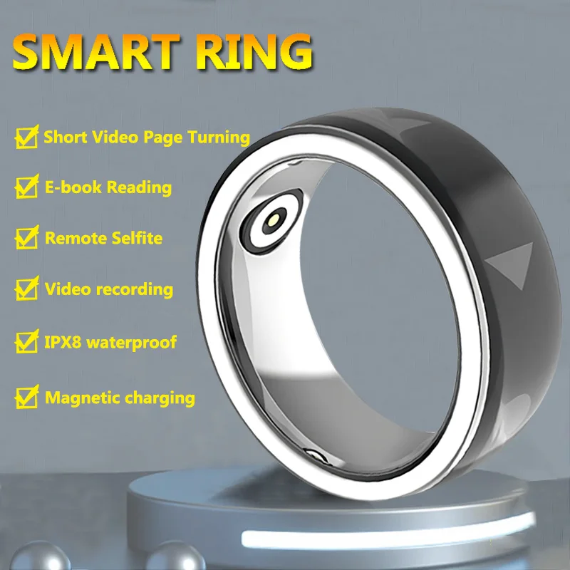 Short Video Smart Ring Remote Photography IPX8 Waterproof Ring for Mobile Phone Screen Scraper Video Recording Page Turning