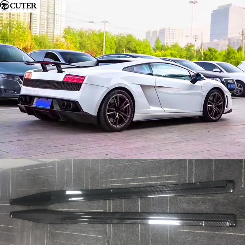 Lp550 Lp560 Lp570 Carbon Fiber Side Skirts for Lamborghini Gallardo Dmc Style Car Body Kit