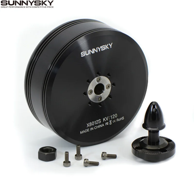 

SunnySky X8012S KV150 Brushless Motor XS-Series With Accessories 12S 2800W for RC Multicopter UAV Airplane